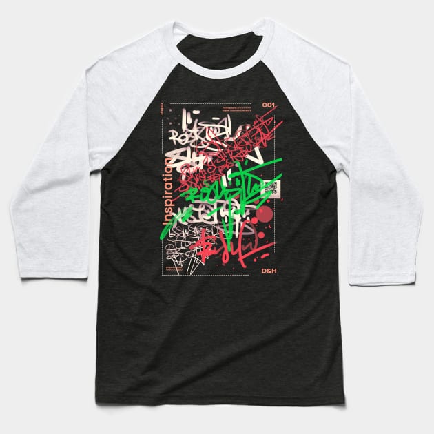 inspiration \\ graffiti Baseball T-Shirt by DenielHast